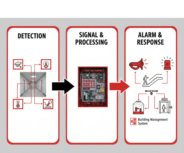 Fire Alarm System Workflow: Detection, Signal Processing, and Emergency Response Three Phase Electric Company