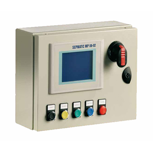 Sepmatic MP 09-02 Industrial Control Panel with Digital Display and Color Buttons