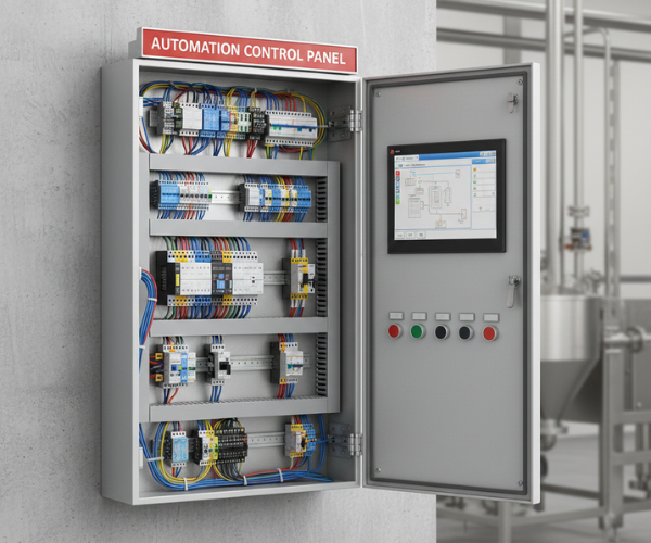 Industrial Automation Control Panel with Advanced Monitoring Systems Tech-Pro Engineers & Consultant