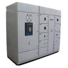 Industrial electrical control panel and LV switchgear for power distribution.